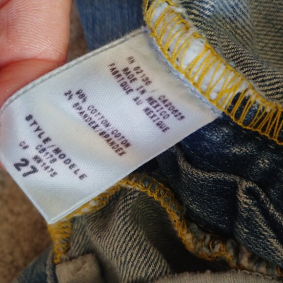 VINTAGE Guess jeans low-rise flared size 27 - Picture 4 of 13